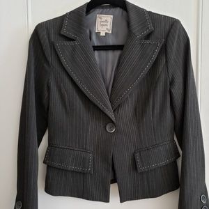 Nanette Lepore Gray Pinstripe jacket